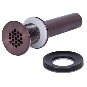 1.5" Grid Drain and Mounting Ring - Oil Rubbe...