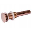 1 5/8" Umbrella Pop Up Drain - Rose Gold Finish