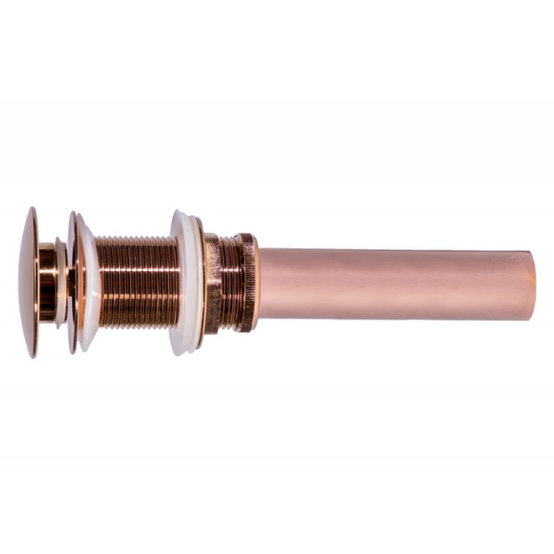 1 5/8" Umbrella Pop Up Drain - Rose Gold Finish