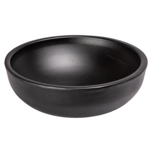 16-in Concrete Round Vessel Sink - Charcoal