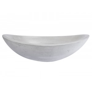 Concrete Canoe Vessel Sink - Light Gray