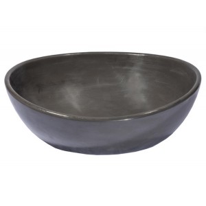 Oval Concrete Vessel Sink - Charcoal