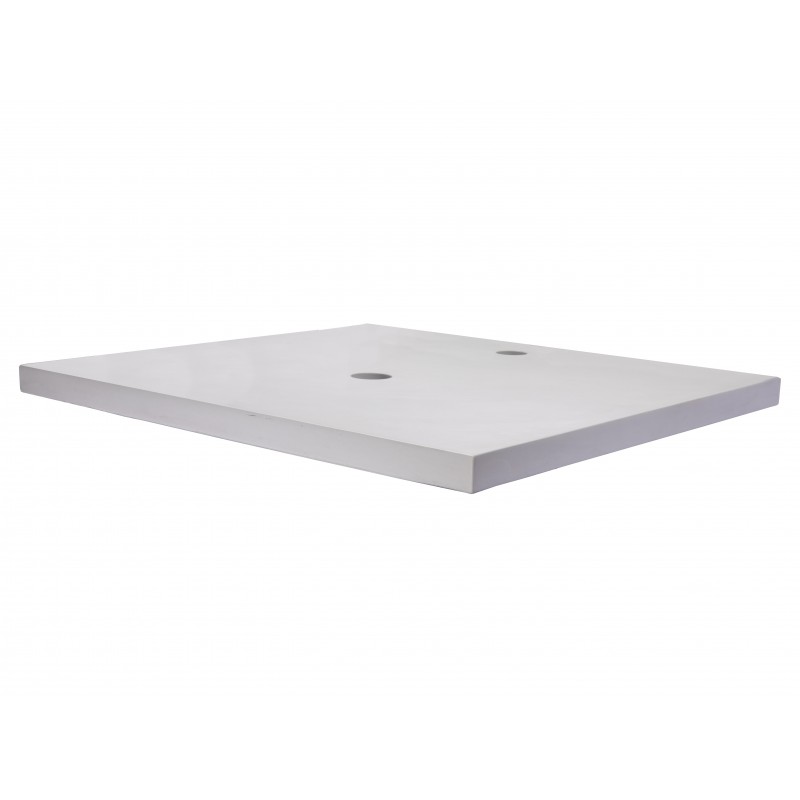 25-in x 22-in Concrete Counter Top - Light Gray