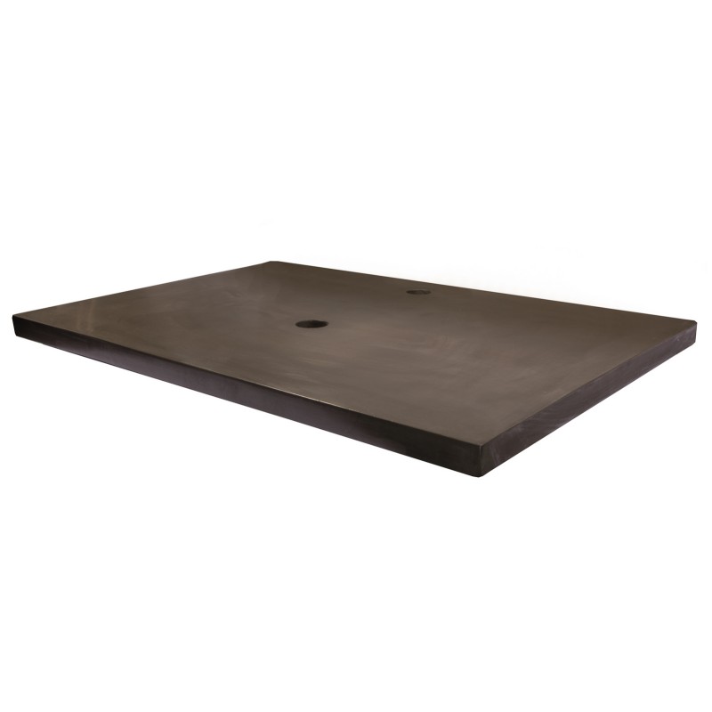 31-in x 22-in Concrete Counter Top - Charcoal