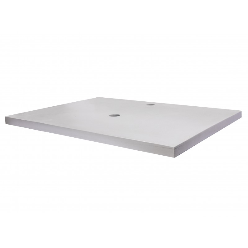 31-in x 22-in Concrete Counter Top - Light Gray