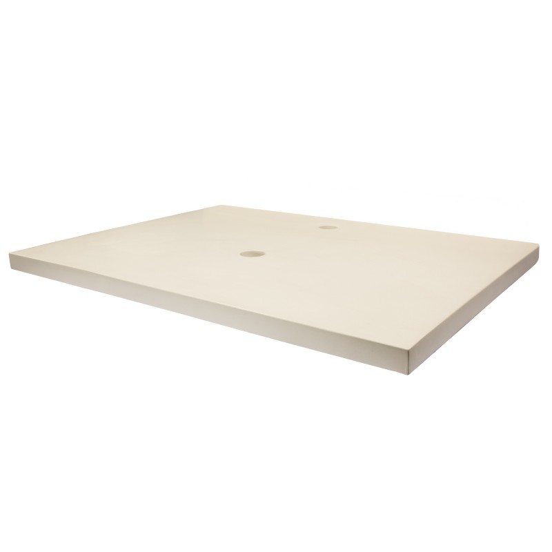 31-in x 22-in Concrete Counter Top - White
