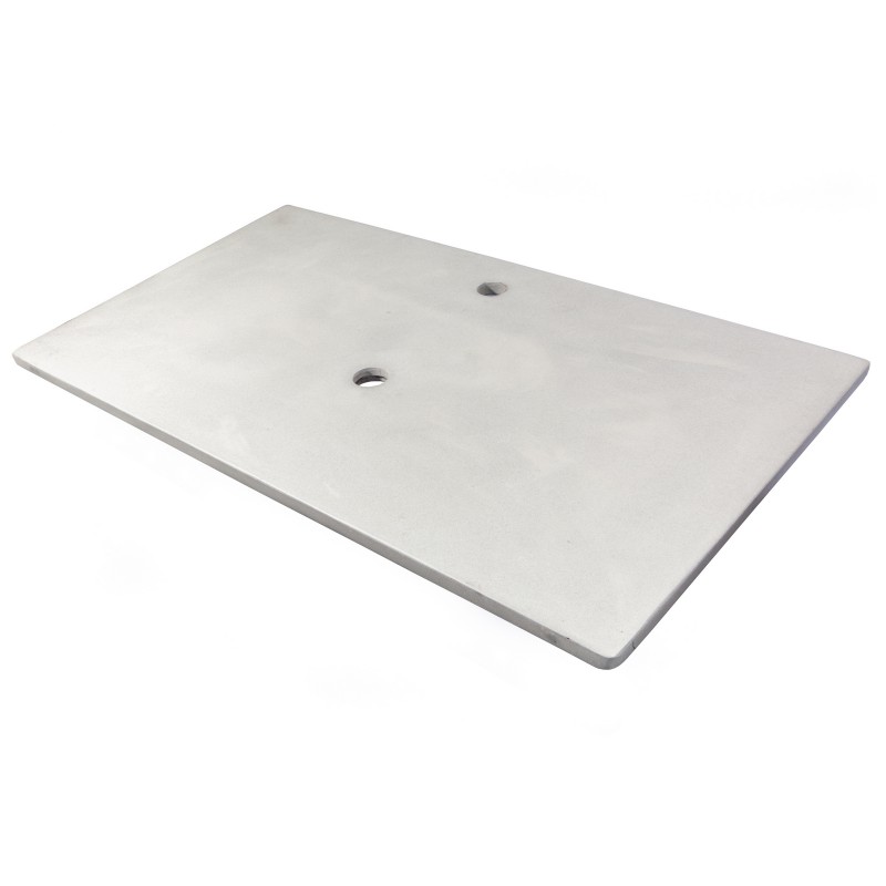 37-in x 22-in Concrete Counter Top - Light Gray