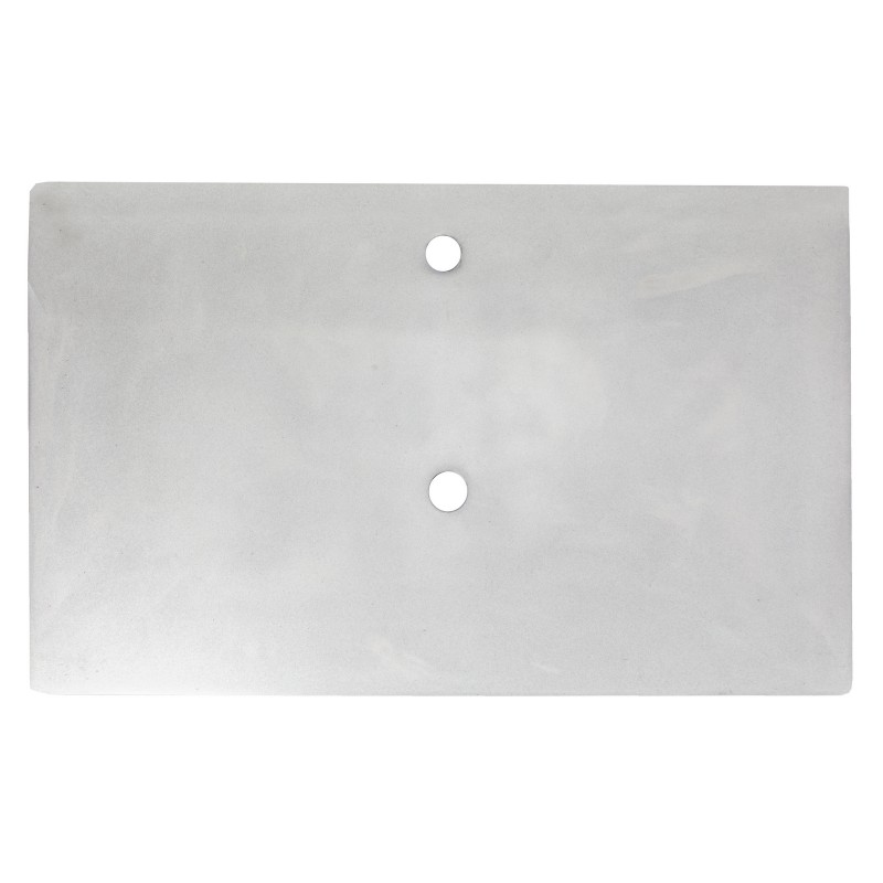 37-in x 22-in Concrete Counter Top - Light Gray