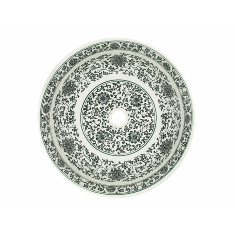 Black Ming Dynasty Decorative Porcelain Sink