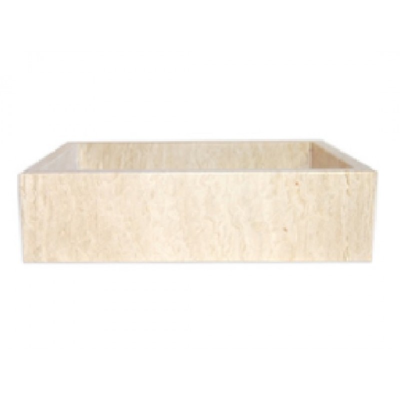 EB_S007 Special Order Tall Rectangular Stone Vessel Sink - Various Material Options