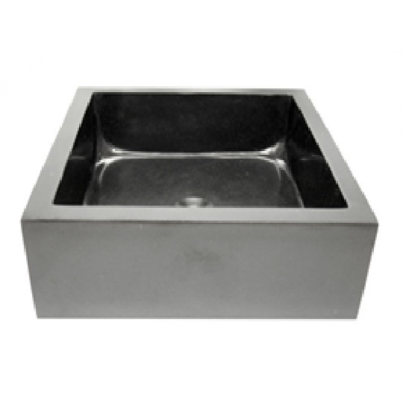 EB_S009 Special Order Square Stone Sink - Various Material Options