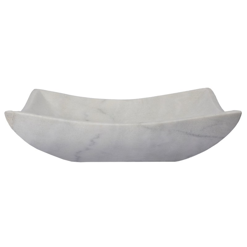 Deep Zen Sink - Polished Guanxi White Marble