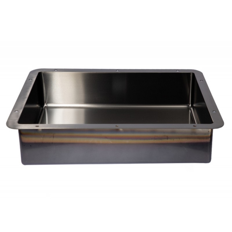 Rectangular 18.63 x 14.37-in Stainless Steel Undermount Sink in Black with Drain